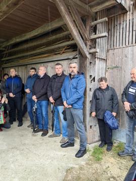 Otvoritev nove ceste in vodovoda na Strmci